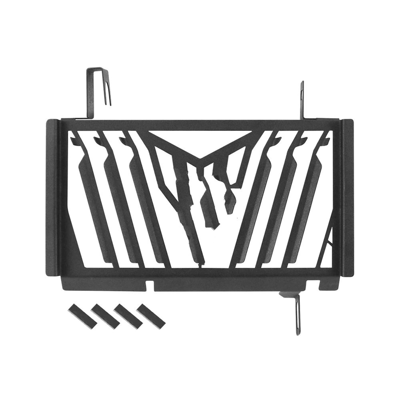 WWSADE Motorrad Guard Grill Cover Protector Motorrad Wassertank Schild Für MT-125 2020 2021 2022 2023-Motorrad Zubehör Kühlergrill Wache Schutz Schutzhülle Motorrad Kühlerschutz Kühler(Black) von WWSADE