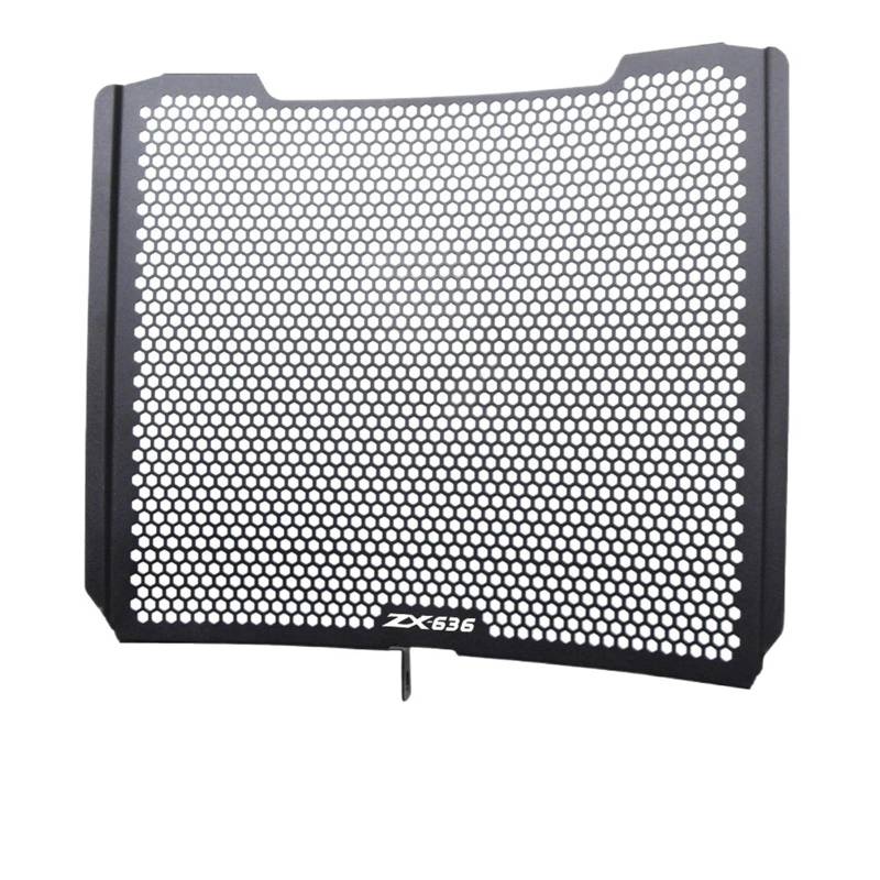 WWSADE Motorrad Kühlergitter Kühlergrill Wache Cover Schutz Für Kawasaki Für ZX6R ZX636 Kühler Schutz 2009 2010 2011 2012 Motorrad Schutz Grille Abdeckung Guard Grill Cover Protector(ZX636 Logo) von WWSADE