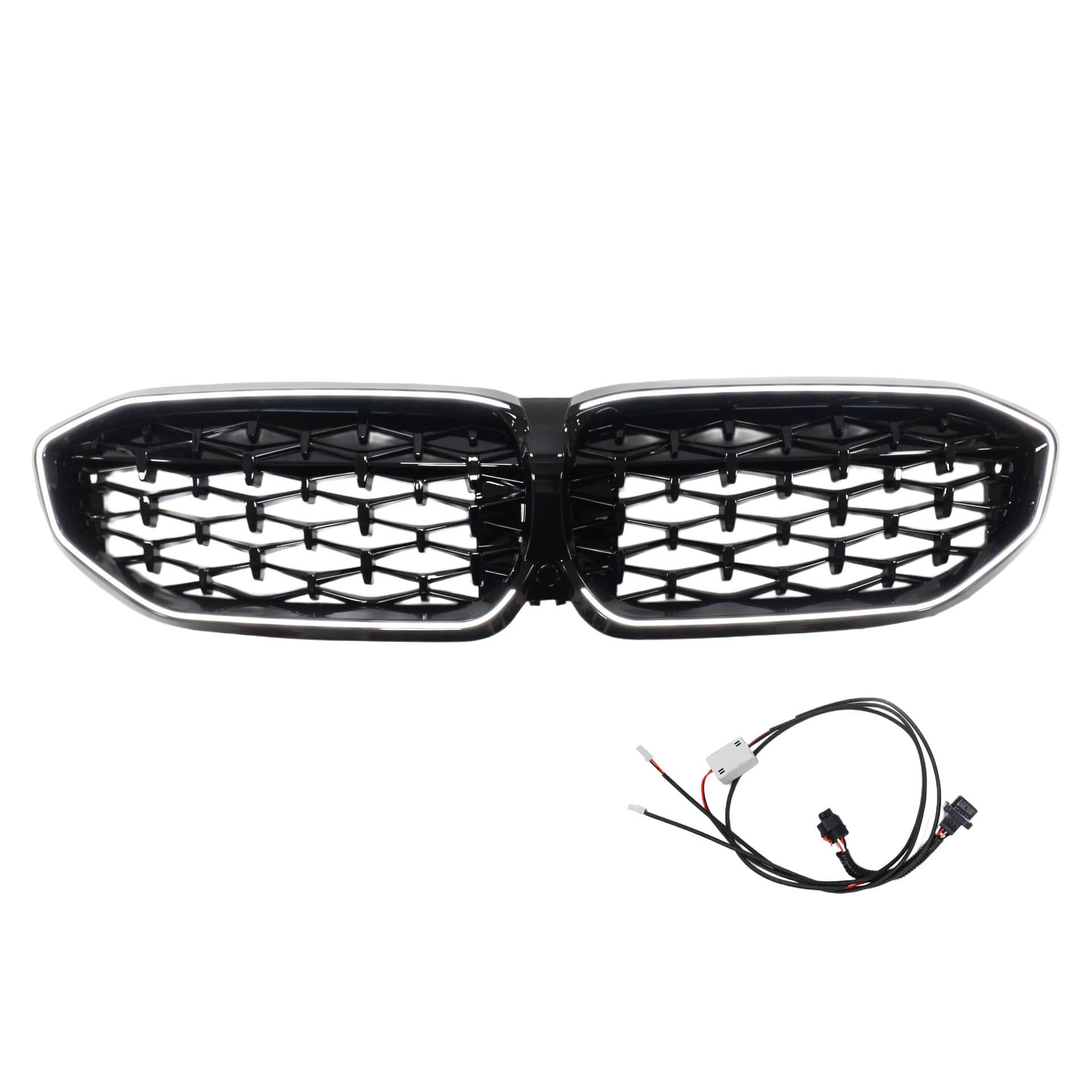 Auto Kühlergrill für BMW 3 Series G20 2019-2022, Kühlergrill Vorne Grill Kühlergrill Streifen Grill Kühlergrill Auto Kühlergrill für BMW 3 Series G20 2019-2022, Kühlergrill Vorne Grill Kühlergrill Streifen Grill Kühlergrill von WXFBFB66