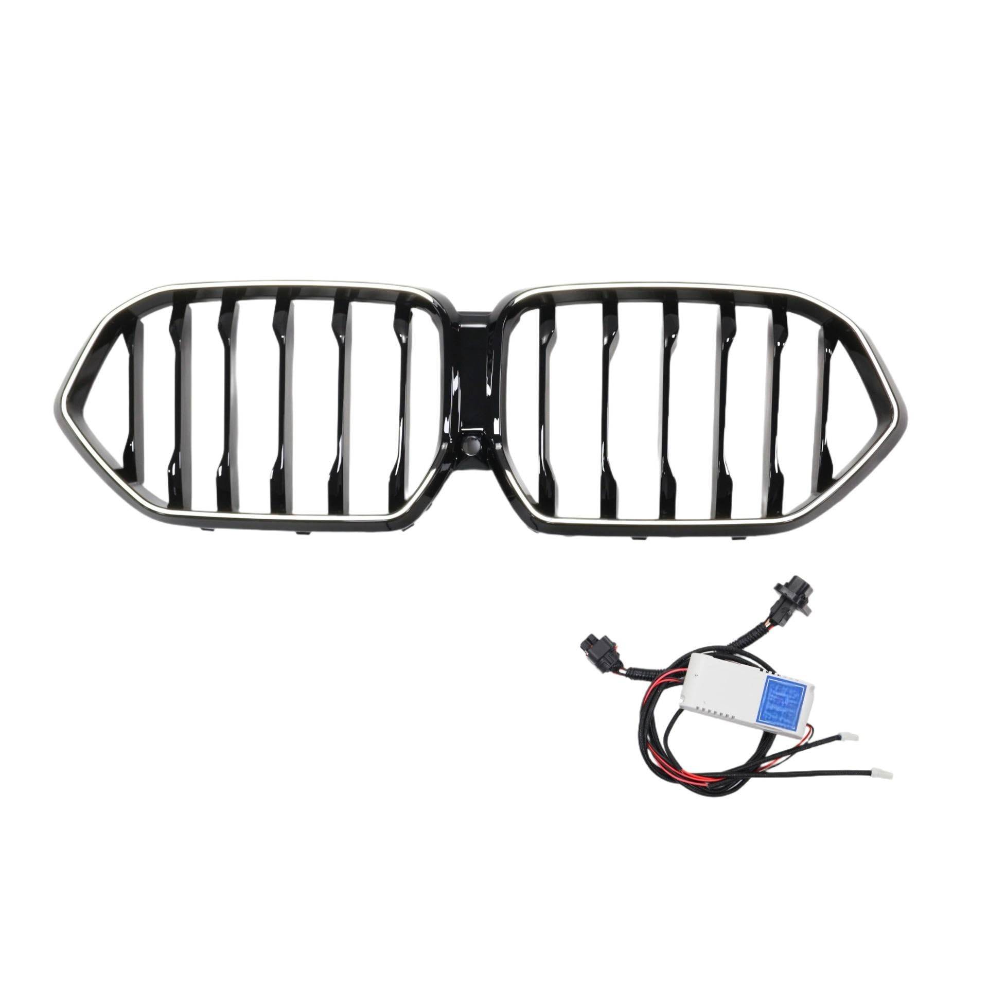 Auto Kühlergrill für BMW X6 G06 2019-2023, Kühlergrill Vorne Grill Kühlergrill Streifen Grill Kühlergrill Auto Kühlergrill für BMW X6 G06 2019-2023, Kühlergrill Vorne Grill Kühlergrill Streifen Grill Kühlergrill von WXFBFB66
