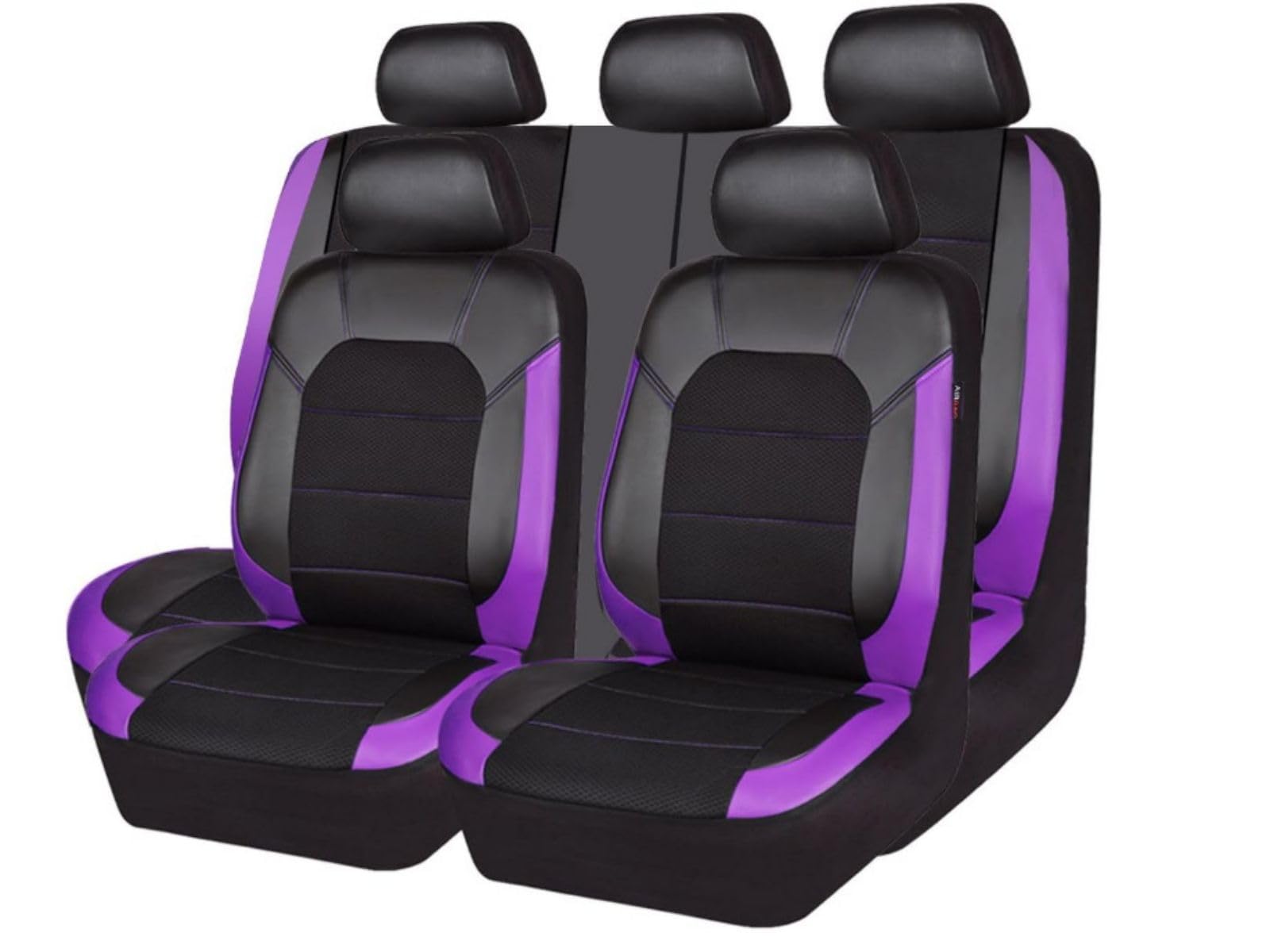 WXFBFB66 Auto Sitzbezüge Set für VW Passat B6 Passat B8 Golf 4 Golf 5 Passat B5 Golf 7 2000-2023, Vorne Und Hinten Leder Auto-Schonbezüge Wasserdicht Zubehör Innenraum,Purple WXFBFB66 Auto Sitzbezüge Set für VW Passat B6 Passat B8 Golf 4 Golf 5 Passat B5 Golf 7 2000-2023, Vorne Und Hinten Leder Auto-Schonbezüge Wasserdicht Zubehör Innenraum,Purple von WXFBFB66