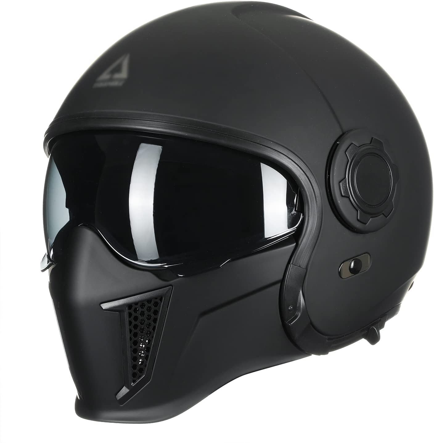 2-in-1-Helm Modularhelm Jethelm Biker Schutzhelm DOT-Zulassung Motorrad-Helm Fullface Helm Motorradhelm mit Abnehmbarem Kinnschutz für Erwachsene Herren Damen A,M 2-in-1-Helm Modularhelm Jethelm Biker Schutzhelm DOT-Zulassung Motorrad-Helm Fullface Helm Motorradhelm mit Abnehmbarem Kinnschutz für Erwachsene Herren Damen A,M von WXHJM