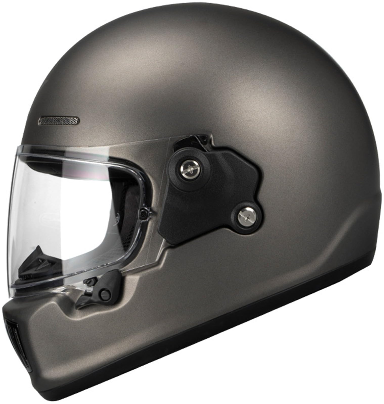Full Face Integral Motorradhelm Retro Roller Helm mit Clear Visor DOT/ECE-Zulassung Vintage Style Crash Helm Erwachsene Mode Motorradkreuzer Helm Straße Fahrrad Helm Motocross Helm F,M=57-58CM Full Face Integral Motorradhelm Retro Roller Helm mit Clear Visor DOT/ECE-Zulassung Vintage Style Crash Helm Erwachsene Mode Motorradkreuzer Helm Straße Fahrrad Helm Motocross Helm F,M=57-58CM von WXHJM