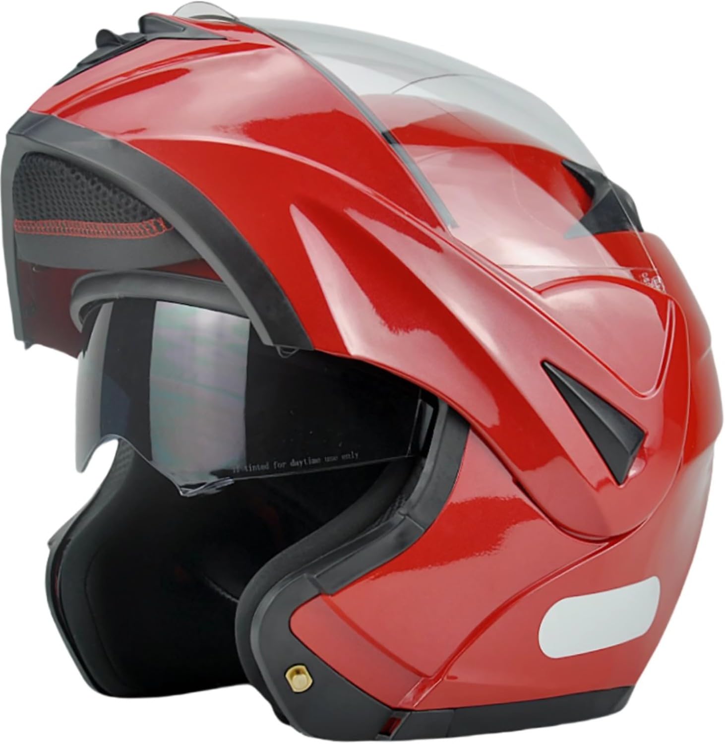 Motorradhelm Flip Up Modular Helmet Klapphelm mit Doppelvisier ECE Geprüft Integralhelm mit Sonnenvisier Mopedhelm für Erwachsene Herren Damen G,L=56-57cm Motorradhelm Flip Up Modular Helmet Klapphelm mit Doppelvisier ECE Geprüft Integralhelm mit Sonnenvisier Mopedhelm für Erwachsene Herren Damen G,L=56-57cm von WXHJM