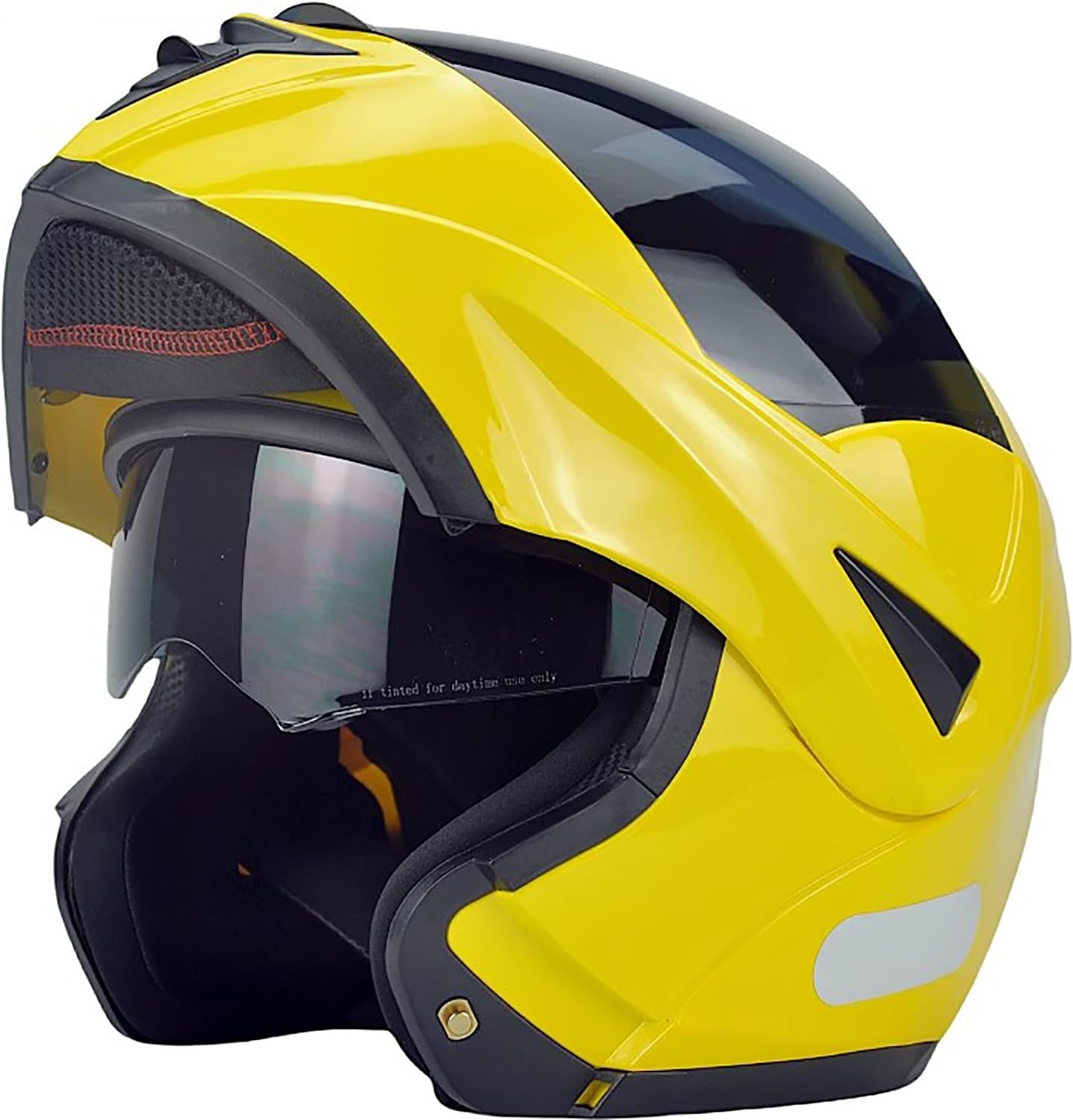 Motorradhelm Flip Up Modular Helmet Klapphelm mit Doppelvisier ECE Geprüft Integralhelm mit Sonnenvisier Mopedhelm für Erwachsene Herren Damen J,L=56-57cm Motorradhelm Flip Up Modular Helmet Klapphelm mit Doppelvisier ECE Geprüft Integralhelm mit Sonnenvisier Mopedhelm für Erwachsene Herren Damen J,L=56-57cm von WXHJM