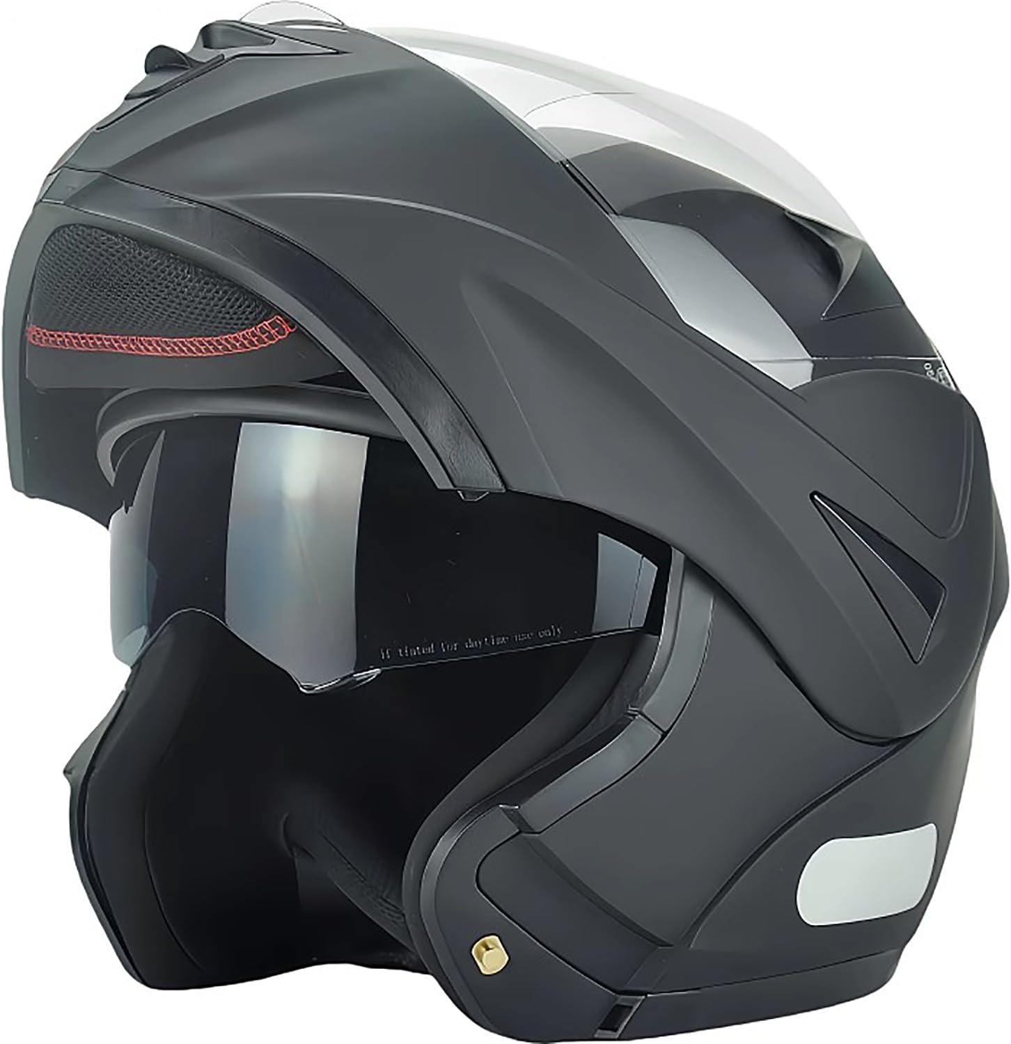 Motorradhelm Flip Up Modular Helmet Klapphelm mit Doppelvisier ECE Geprüft Integralhelm mit Sonnenvisier Mopedhelm für Erwachsene Herren Damen M,XL=58-60cm Motorradhelm Flip Up Modular Helmet Klapphelm mit Doppelvisier ECE Geprüft Integralhelm mit Sonnenvisier Mopedhelm für Erwachsene Herren Damen M,XL=58-60cm von WXHJM
