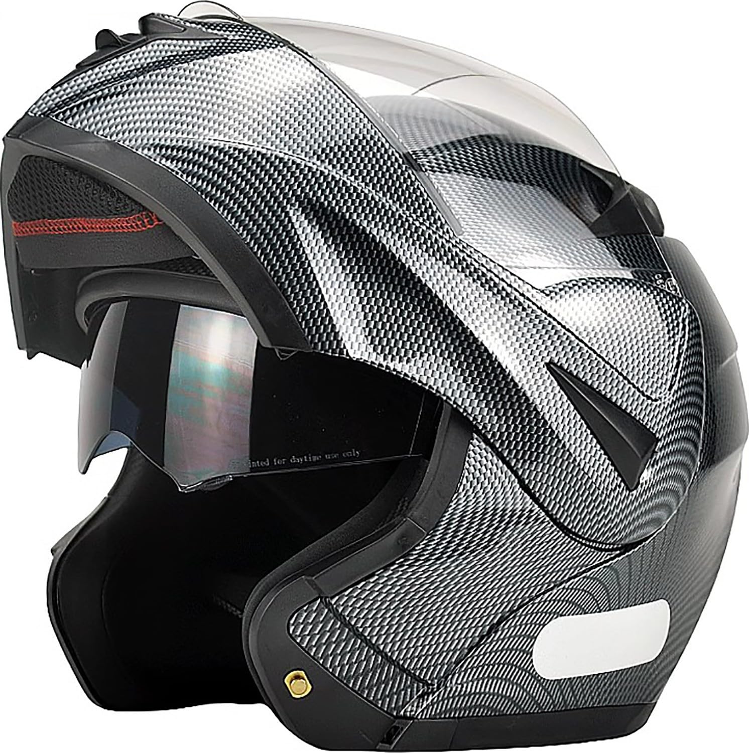Motorradhelm Flip Up Modular Helmet Klapphelm mit Doppelvisier ECE Geprüft Integralhelm mit Sonnenvisier Mopedhelm für Erwachsene Herren Damen U,M=54-55cm Motorradhelm Flip Up Modular Helmet Klapphelm mit Doppelvisier ECE Geprüft Integralhelm mit Sonnenvisier Mopedhelm für Erwachsene Herren Damen U,M=54-55cm von WXHJM