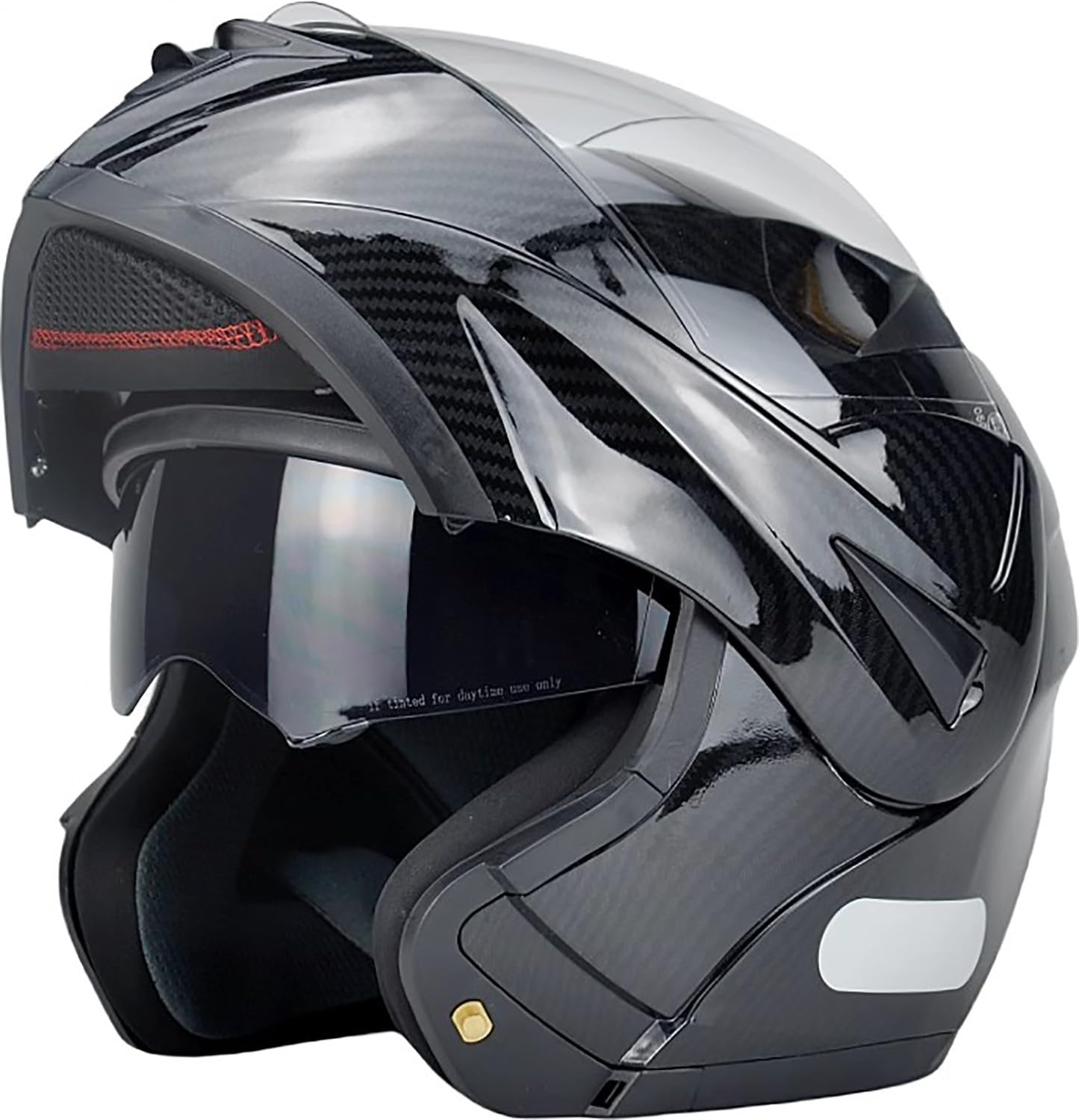 Motorradhelm Flip Up Modular Helmet Klapphelm mit Doppelvisier ECE Geprüft Integralhelm mit Sonnenvisier Mopedhelm für Erwachsene Herren Damen W,M=54-55cm Motorradhelm Flip Up Modular Helmet Klapphelm mit Doppelvisier ECE Geprüft Integralhelm mit Sonnenvisier Mopedhelm für Erwachsene Herren Damen W,M=54-55cm von WXHJM