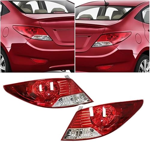 WXJYBF66 Autorücklichter für Hyundai Accent 2011-2014, Weist eine Lange Lebensdauer auf,A Pair von WXJYBF66