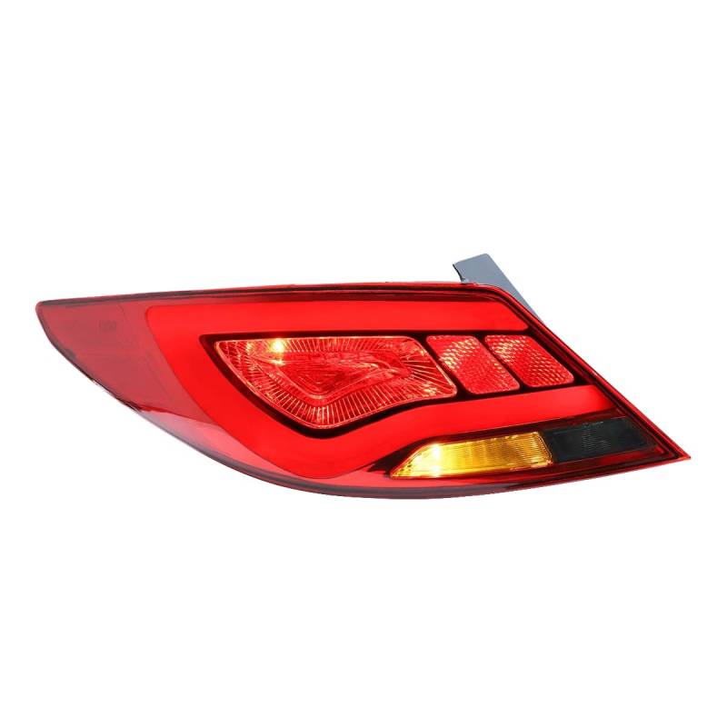 WXJYBF66 Autorücklichter für Hyundai Verna 2010-2013, Weist eine Lange Lebensdauer auf, red A Pair von WXJYBF66