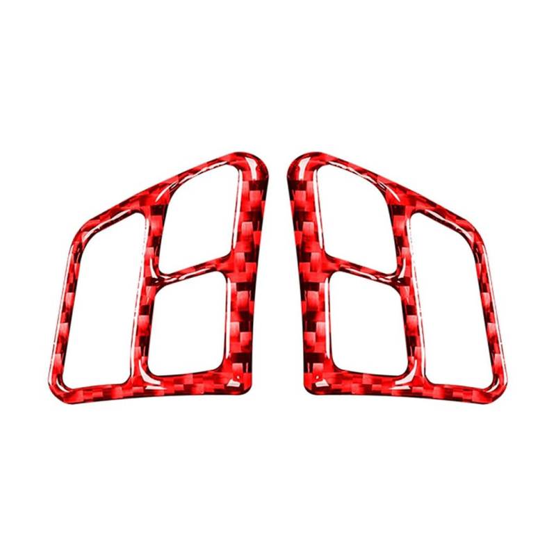 Auto Lenkrad Dekoration Abdeckung für BMW 3 Series E90 2005-2012, Auto Lenkradverkleidung Dekoration Abdeckung Lenkrad Aufkleber,Red von WXLJBNHJ