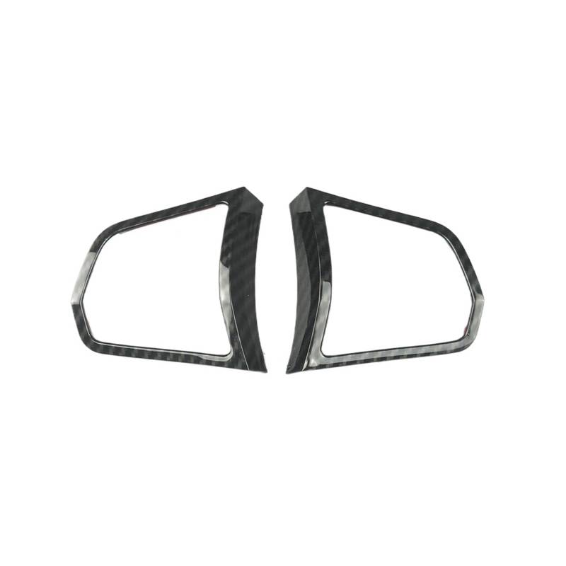 Auto Lenkrad Dekoration Abdeckung für BMW 5/7 Series F10 F18 F01, Auto Lenkradverkleidung Dekoration Abdeckung Lenkrad Aufkleber,A-Carbon Fiber von WXLJBNHJ
