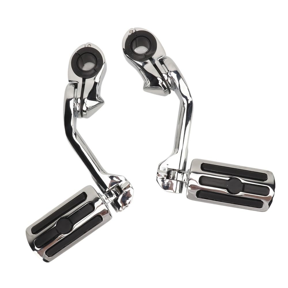 Fußrasten fussrasten 2 Stücke 12 "/32mm Motorrad Highway Fußrasten Chrom Einstellbar Komfortable Highway Fußrasten Pedal Fußrasten fussrasten 2 Stücke 12 "/32mm Motorrad Highway Fußrasten Chrom Einstellbar Komfortable Highway Fußrasten Pedal von WXPYAQT