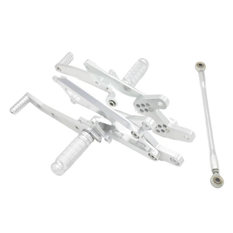 Fußrasten fussrasten Aluminium Motorrad Modifikation Pedal Motorrad Umbau Fußstütze Für VFR400 NC30 RVF400 NC35 VFR RVF 400 von WXPYAQT