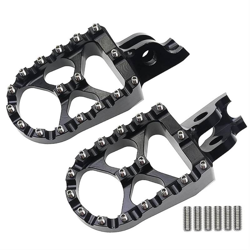 Fußrasten fussrasten Für 450R 450X 250RX 450RX 250F 450L CR CRF 125R 150R 250R 250X MX Dirt Bike Motorrad CNC Fußrasten Stützen Pedale Fußrasten von WXPYAQT