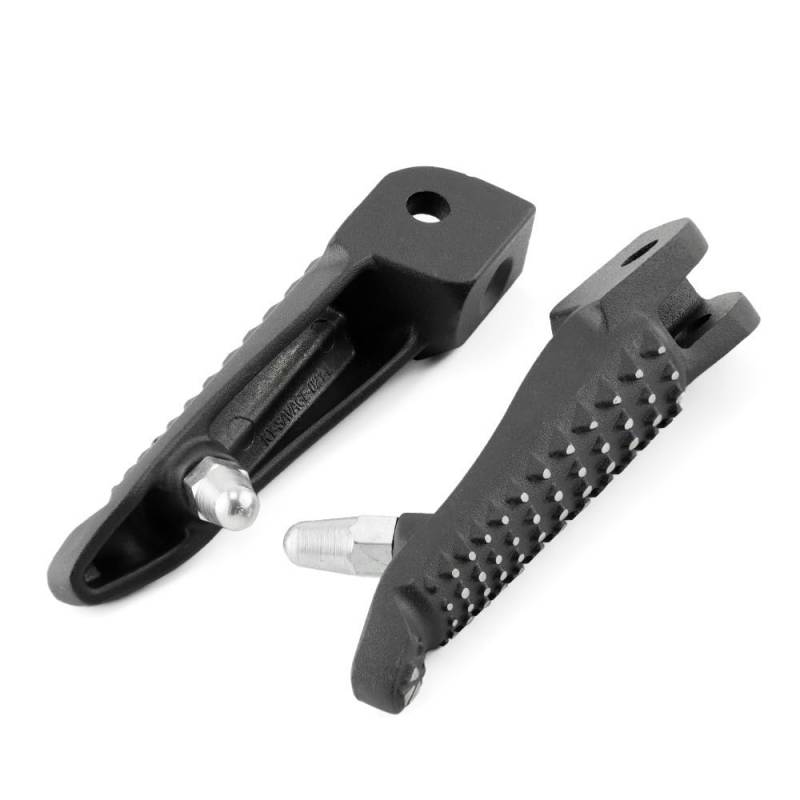 Fußrasten fussrasten Fußstütze Fußrasten Pedal Für Für Ninja 250 400 Z250 Z400 ZX25R ZX4R ZX4RR ZX10R ZX10RR ZX400R Motorrad Reiter Fuß Rest von WXPYAQT
