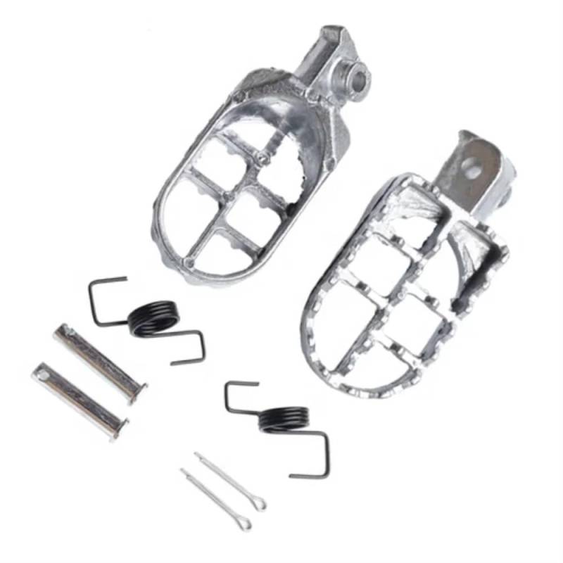 Fußrasten fussrasten Motorrad Fußrasten Stützen Pegs Für XR50R CRF50 CRF70 CRF80 CRF100F Motorrad Dirt Pit Bike von WXPYAQT