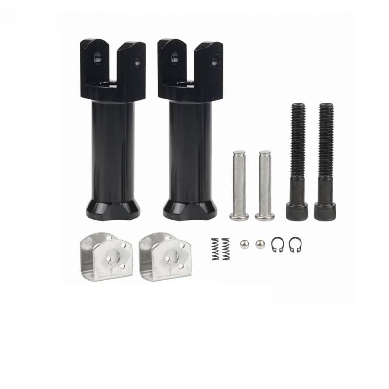 Fußrasten fussrasten Motorrad Fußrasten Unterstützt Halterungen Halterung Passagier Pedal Fußstütze Clamp Gabelkopf Für Für Softail Für Low Rider Für Breakout von WXPYAQT