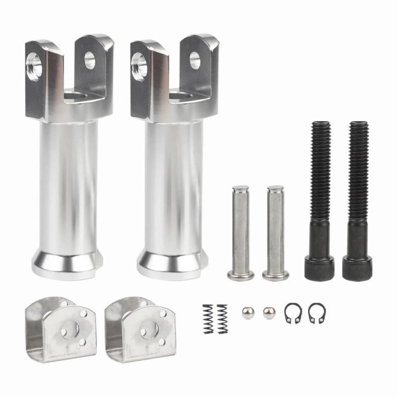 Fußrasten fussrasten Motorrad Fußrasten Unterstützt Halterungen Halterung Passagier Pedal Fußstütze Clamp Gabelkopf Für Für Softail Für Low Rider Für Breakout von WXPYAQT