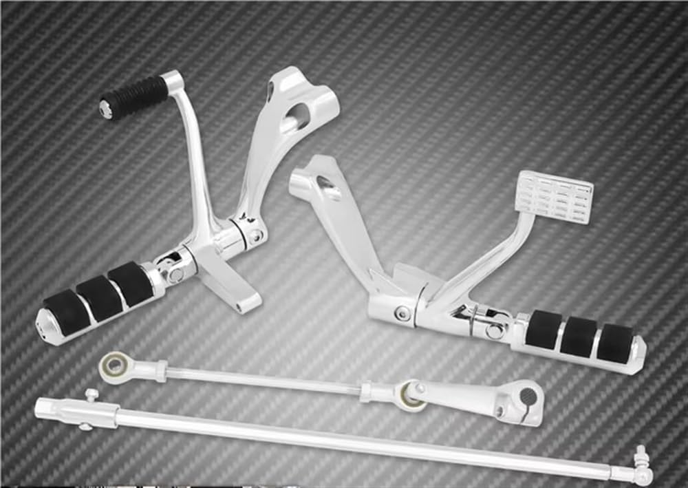 Fußrasten fussrasten Motorrad-Vorwärtssteuerung Komplettes Set Fußrastengestänge Hebel-Set Für Für Sportster XL 1200 883 Für Dyna Für Softail Fußrasten fussrasten Motorrad-Vorwärtssteuerung Komplettes Set Fußrastengestänge Hebel-Set Für Für Sportster XL 1200 883 Für Dyna Für Softail von WXPYAQT