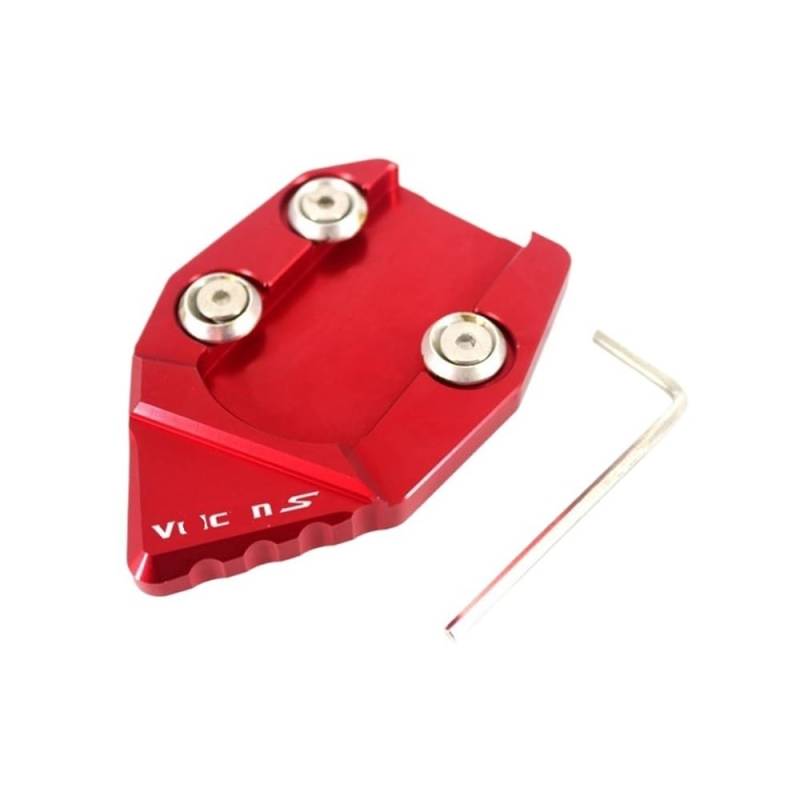 tänderpolster Fußstütze Motorrad Kickstand Fuß Seitenständer Verlängerungspolster Stützplatte Vergrößern Für Vu&lcan S VN650 VN 650 2015-2018 Fußmatte von WXPYAQT