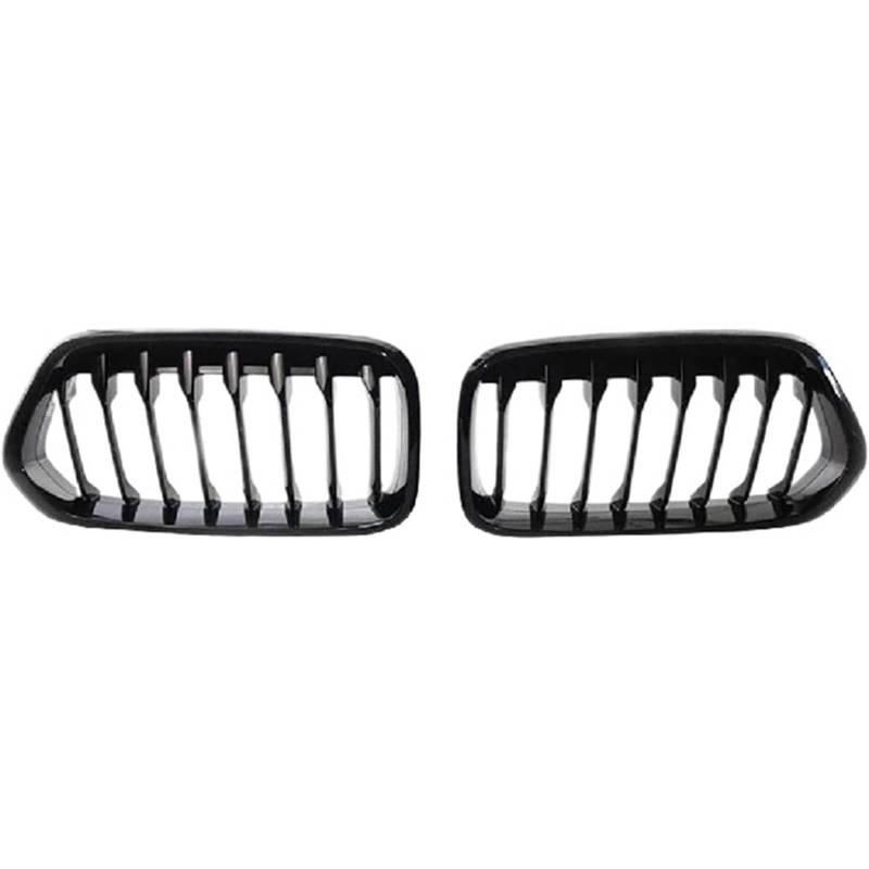 Auto Nebelscheinwerfer Kühlergrill Auto Front Niere Grill Front Niere Grille Glänzend Schwarz Grills Einzelne Linie von WXSSH