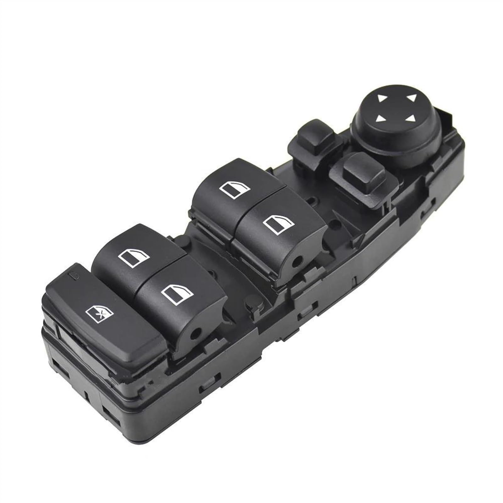 WXSSH Auto -Tür -Fensterschalter Schalter 61319241956 61319241955 Für BMW 5 6 Serie F06 F07 F10 F11 X3 F25 Fahrerseite Fensterheber Schalter Master Control Taste(A) von WXSSH