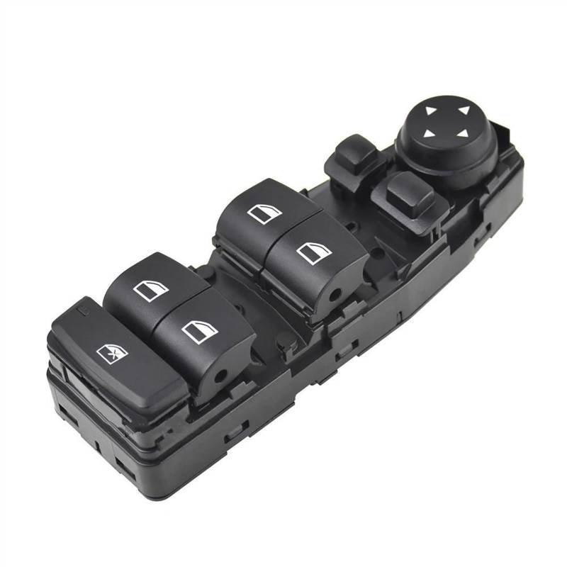 WXSSH Auto -Tür -Fensterschalter Schalter 61319241956 61319241955 Für BMW 5 6 Serie F06 F07 F10 F11 X3 F25 Fahrerseite Fensterheber Schalter Master Control Taste(A) von WXSSH