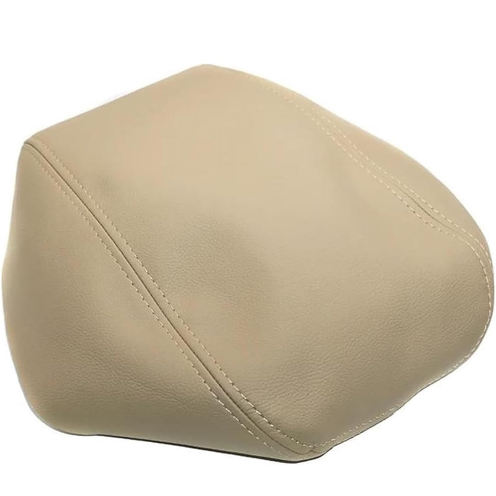 Automatische Armlehnenbox Mittelkonsolendeckel für Chrysler Autozubehör Innenarmlehnenbox Lederbezug Aufkleberverkleidung(Beige) von WXSSH