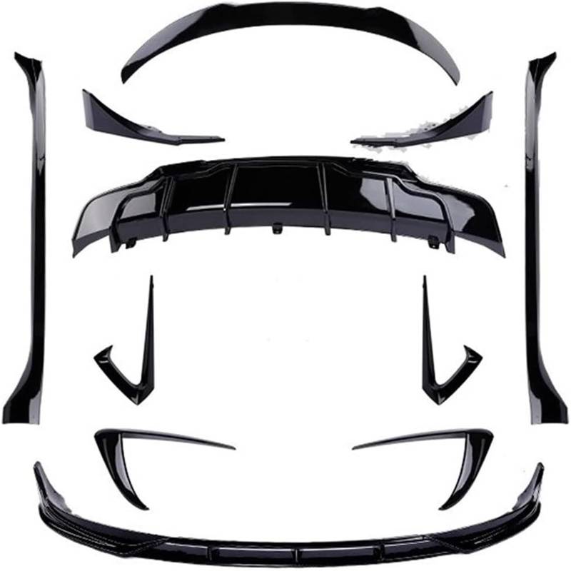 Fahrzeugseitenspoiler Auto Body Kit Front Lip Heckdiffusor Spoiler Für Tesla Für Modell 3 Y 2016-2022(ModelY) von WXSSH