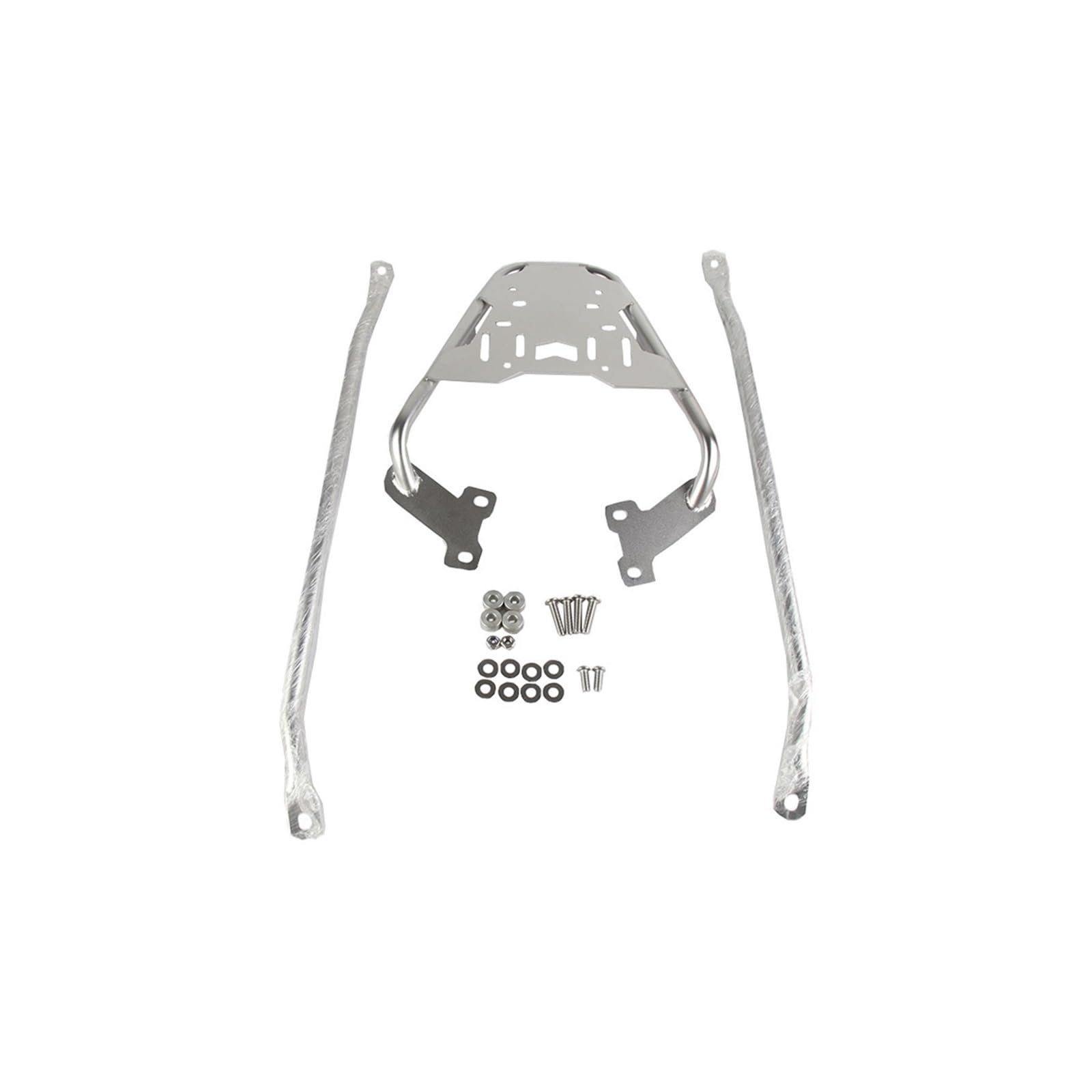 Motorrad-Heckträger CB500X CB400X CB 500 400 X 400X 500X 2015-2021 Motorrad Hinten Lagerung Box Gepäck Fall Rack Fracht Halter für Regal Halterung(Silber) von WXSSH