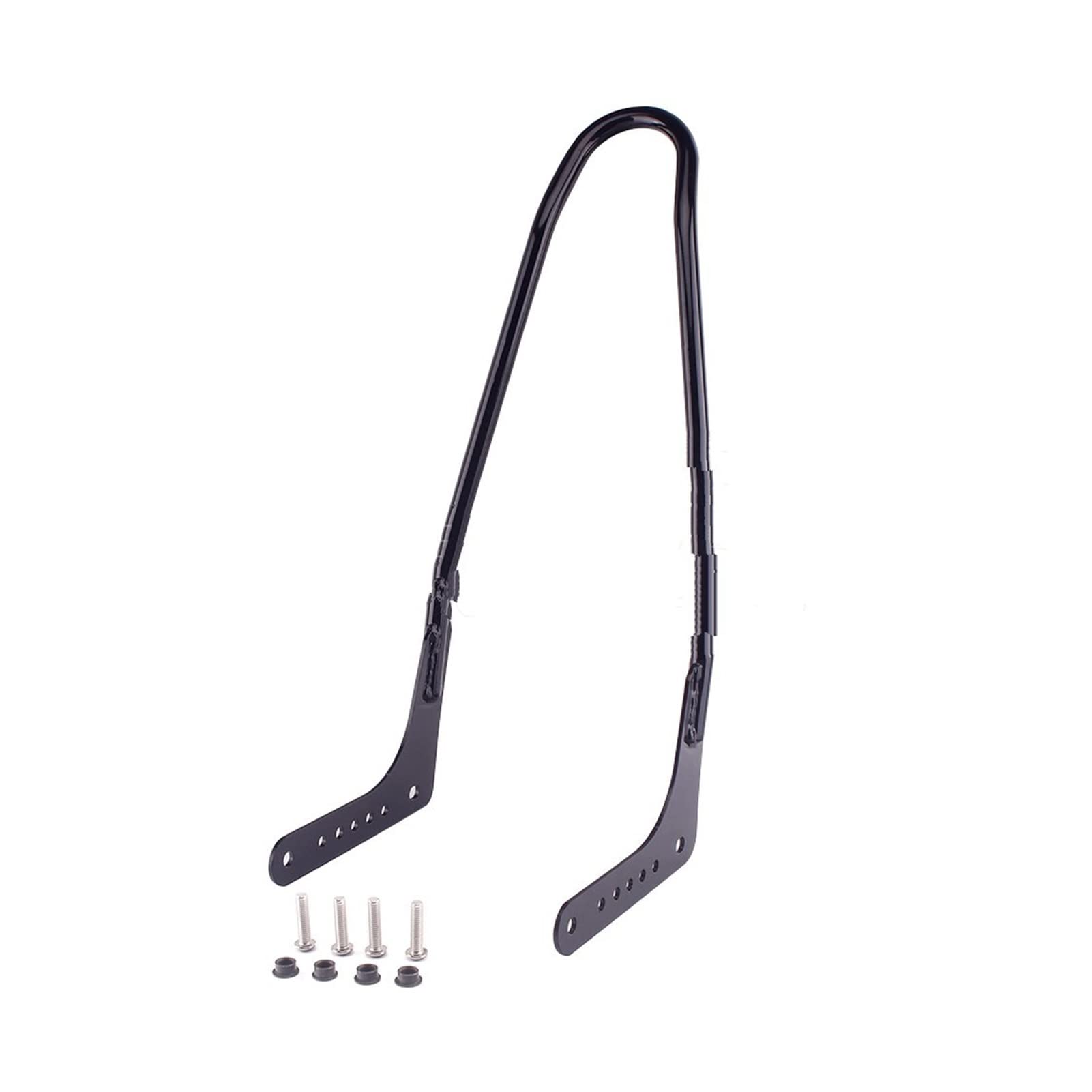 Motorrad-Heckträger Für Harley Für Heritage Für Classic Für FLHC Für FLHCS Für Softail Für FLSL Für FLDE Street Bob FXBB Beifahrer für Sissy Bar Rückenlehne(Without pad) von WXSSH
