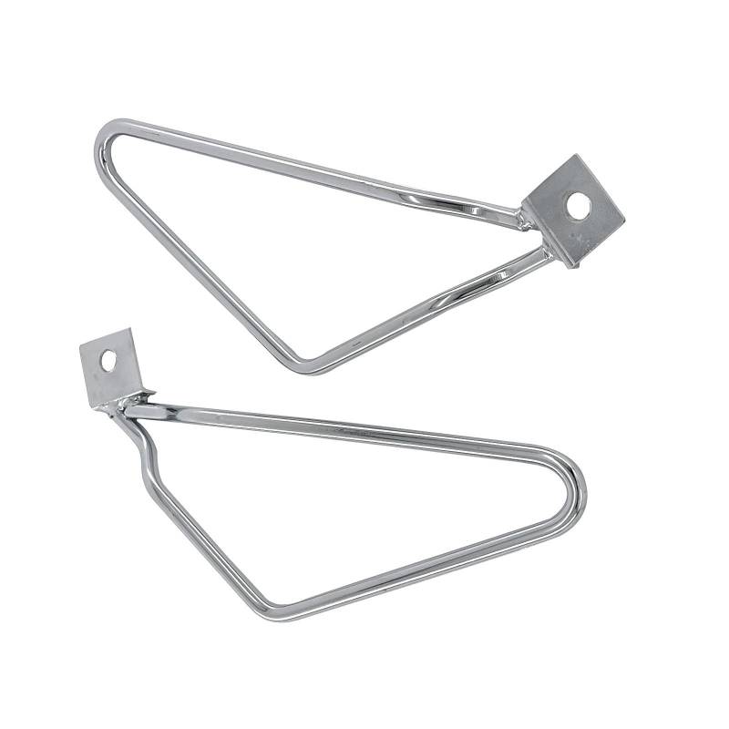Motorrad-Heckträger Für Harley Sportster 883 Eisen XL883N Dyna Fat Bob Motorrad Sattel Unterstützung Bar Halterung Montieren(Silber) von WXSSH