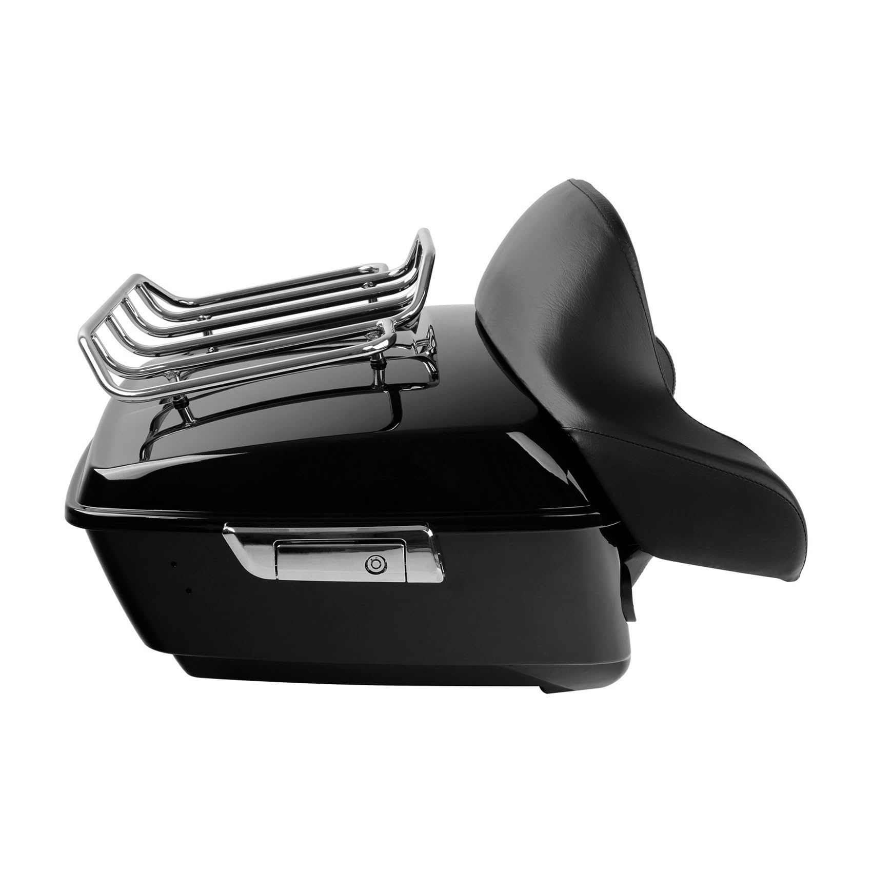 Motorrad-Heckträger Für Harley für Touring Tour Pak Street Electra für Road Glide 2014-2022 Motorrad 13.7 "King Pack Stamm W/Rack Rückenlehne Motorrad-Heckträger Für Harley für Touring Tour Pak Street Electra für Road Glide 2014-2022 Motorrad 13.7 "King Pack Stamm W/Rack Rückenlehne von WXSSH