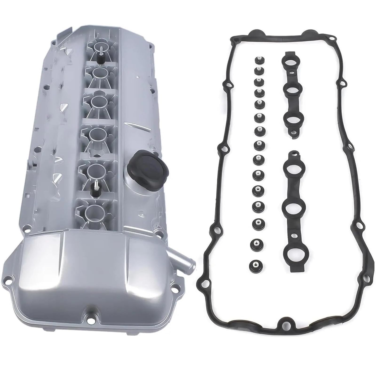 Nockenwellendeckel Aluminium-Ventildeckel-Zubehör für BMW 325i 330Ci 525i E46 E39 E53 E60 E85 E61 X3 X5 Z4 für Motorventildeckel Nockenwellendeckel Aluminium-Ventildeckel-Zubehör für BMW 325i 330Ci 525i E46 E39 E53 E60 E85 E61 X3 X5 Z4 für Motorventildeckel von WXSSH