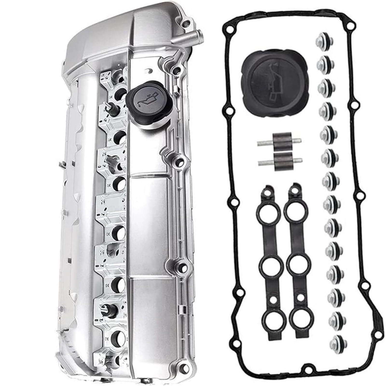 Nockenwellendeckel Aluminium für Motorventildeckel Zylinderkopf für BMW für Motorventildeckel Nockenwellendeckel Aluminium für Motorventildeckel Zylinderkopf für BMW für Motorventildeckel von WXSSH