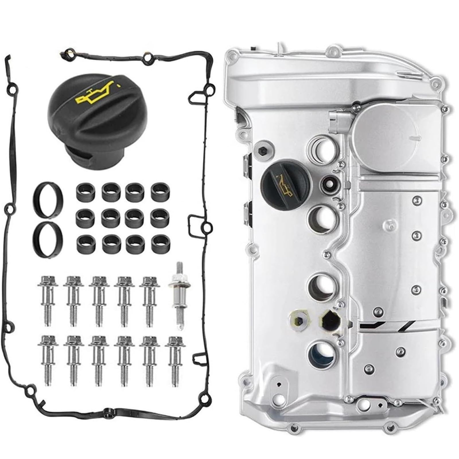 Nockenwellendeckel Für BMW N13 1 Serie 118i 3 Serie 316 116i Aluminium Ventil Abdeckung für motor Zylinderkopf Dichtung Nockenwellendeckel Für BMW N13 1 Serie 118i 3 Serie 316 116i Aluminium Ventil Abdeckung für motor Zylinderkopf Dichtung von WXSSH