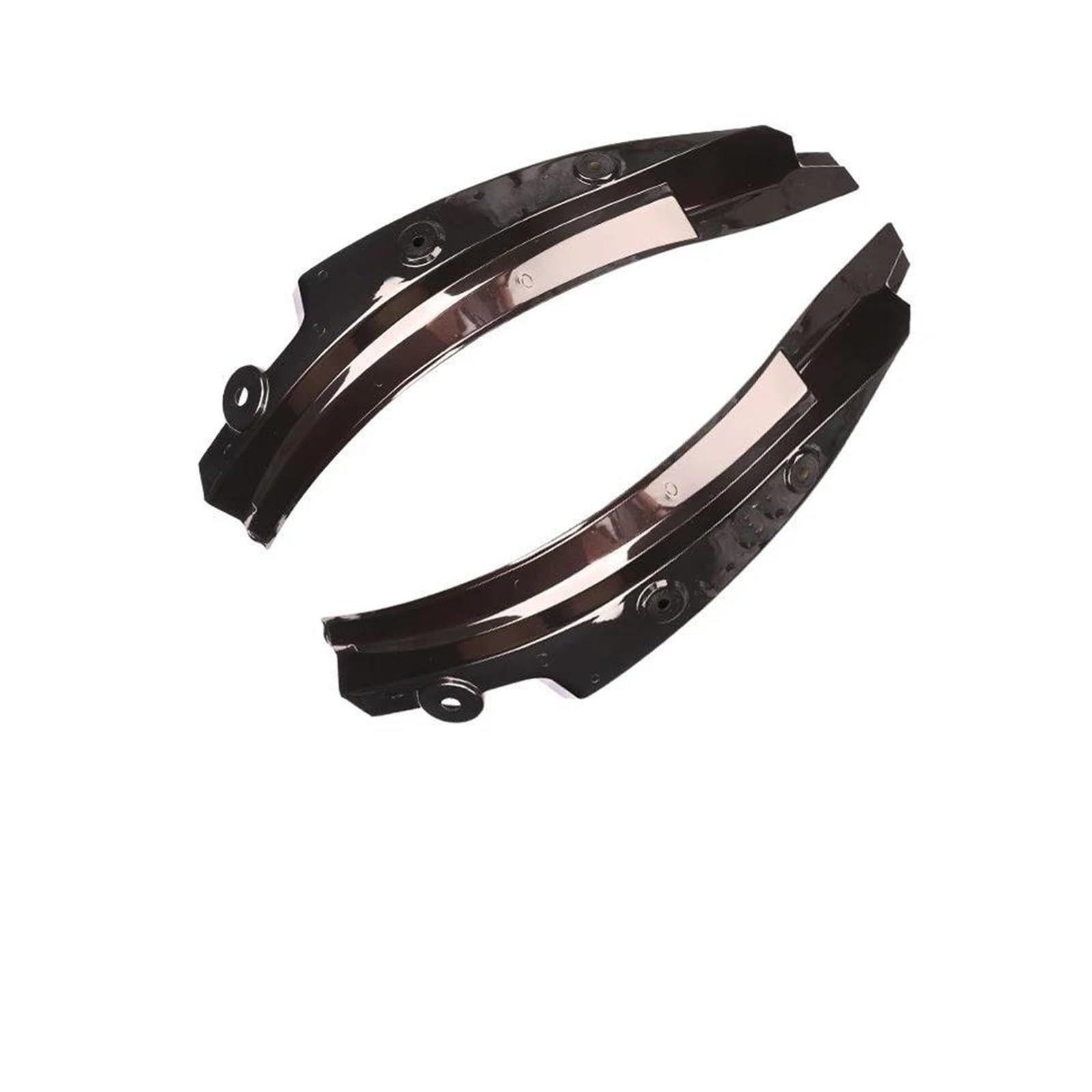 Radbraue 2 STÜCKE Auto-Styling-Zubehör Auto-Hecktür-Hinterrad-Kotflügel-Schmutzfänger, Für Volvo XC60 2018 2019 2020 2021(2PCS Brown) von WXSSH