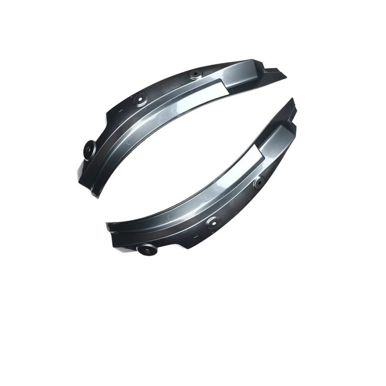 Radbraue 2 STÜCKE Auto-Styling-Zubehör Auto-Hecktür-Hinterrad-Kotflügel-Schmutzfänger, Für Volvo XC60 2018 2019 2020 2021(2PCS Phantom Silver) von WXSSH