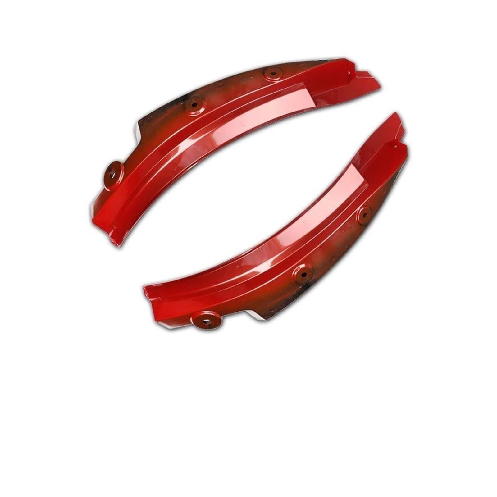 Radbraue 2 STÜCKE Auto-Styling-Zubehör Auto-Hecktür-Hinterrad-Kotflügel-Schmutzfänger, Für Volvo XC60 2018 2019 2020 2021(2PCS Red) von WXSSH