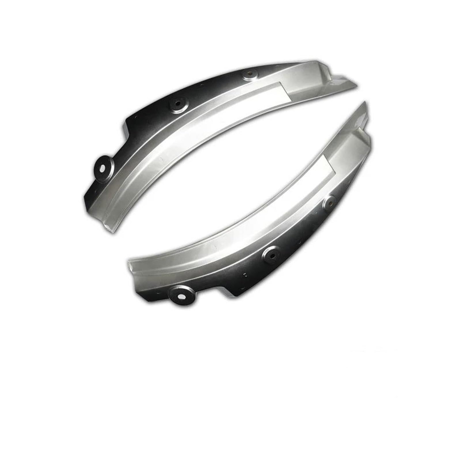 Radbraue 2 STÜCKE Auto-Styling-Zubehör Auto-Hecktür-Hinterrad-Kotflügel-Schmutzfänger, Für Volvo XC60 2018 2019 2020 2021(2PCS Silver) von WXSSH