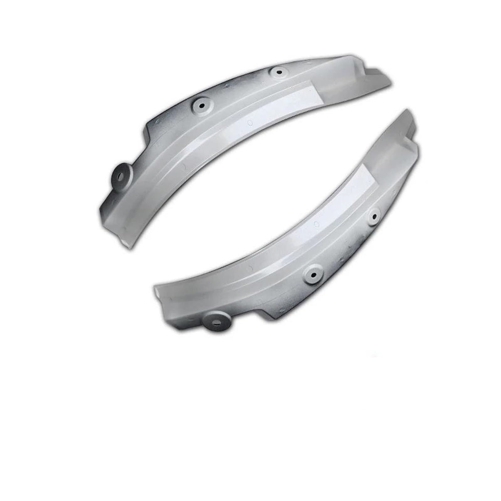 Radbraue 2 STÜCKE Auto-Styling-Zubehör Auto-Hecktür-Hinterrad-Kotflügel-Schmutzfänger, Für Volvo XC60 2018 2019 2020 2021(2PCS White) von WXSSH
