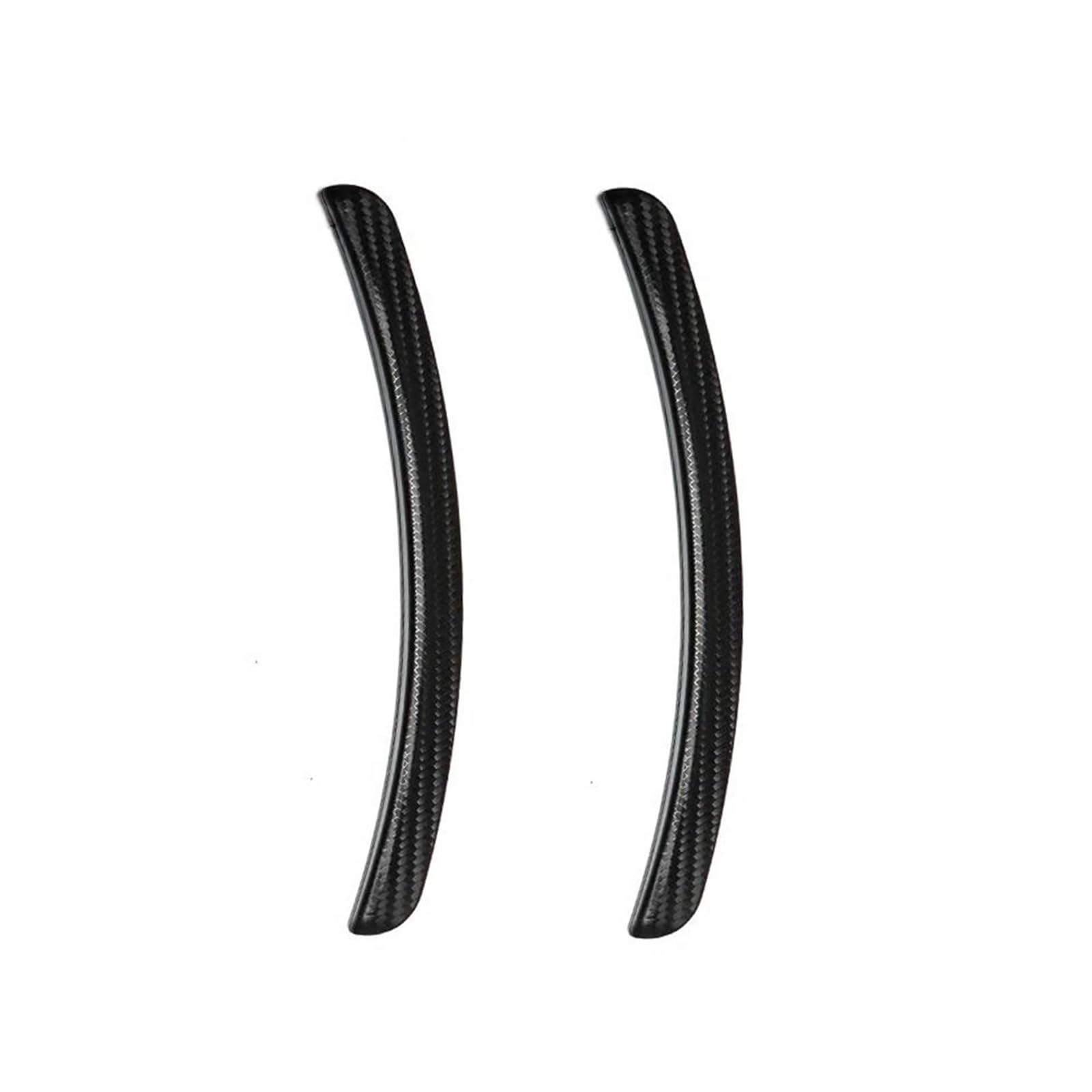 Radbraue 2PCs Arch Rad Augenbraue Lip Carbon Faser Muster Auto Dekorative Streifen Kotflügel Verbreiterungen Schmutzfänger Spritzschutz von WXSSH