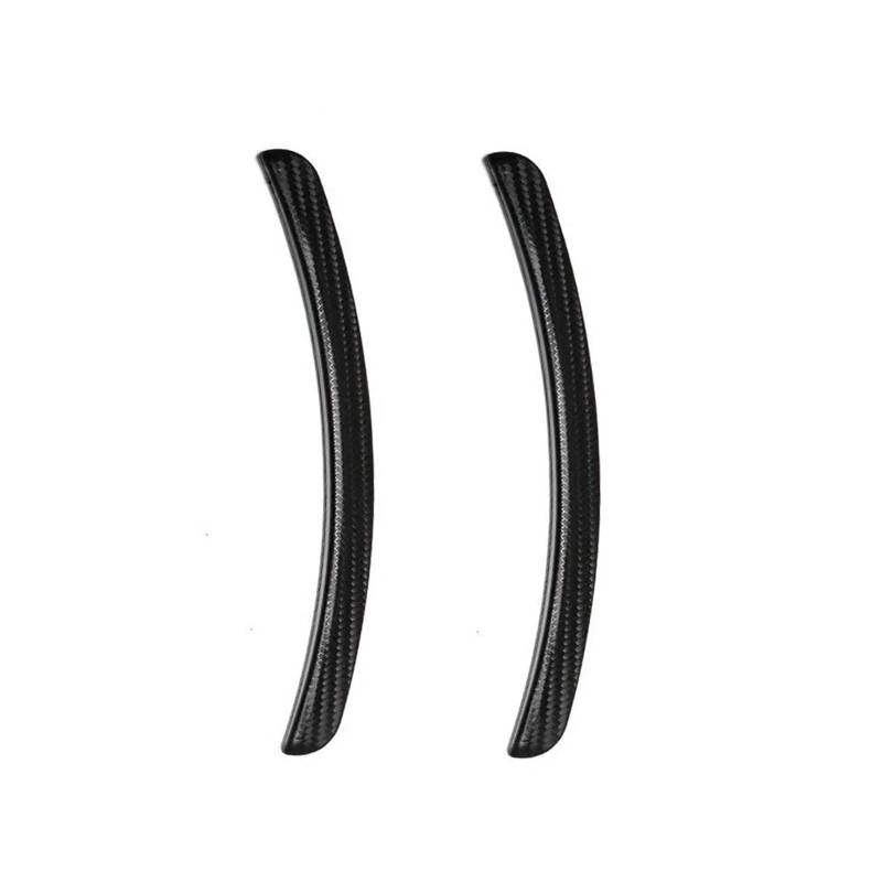 Radbraue 2PCs Arch Rad Augenbraue Lip Carbon Faser Muster Auto Dekorative Streifen Kotflügel Verbreiterungen Schmutzfänger Spritzschutz von WXSSH