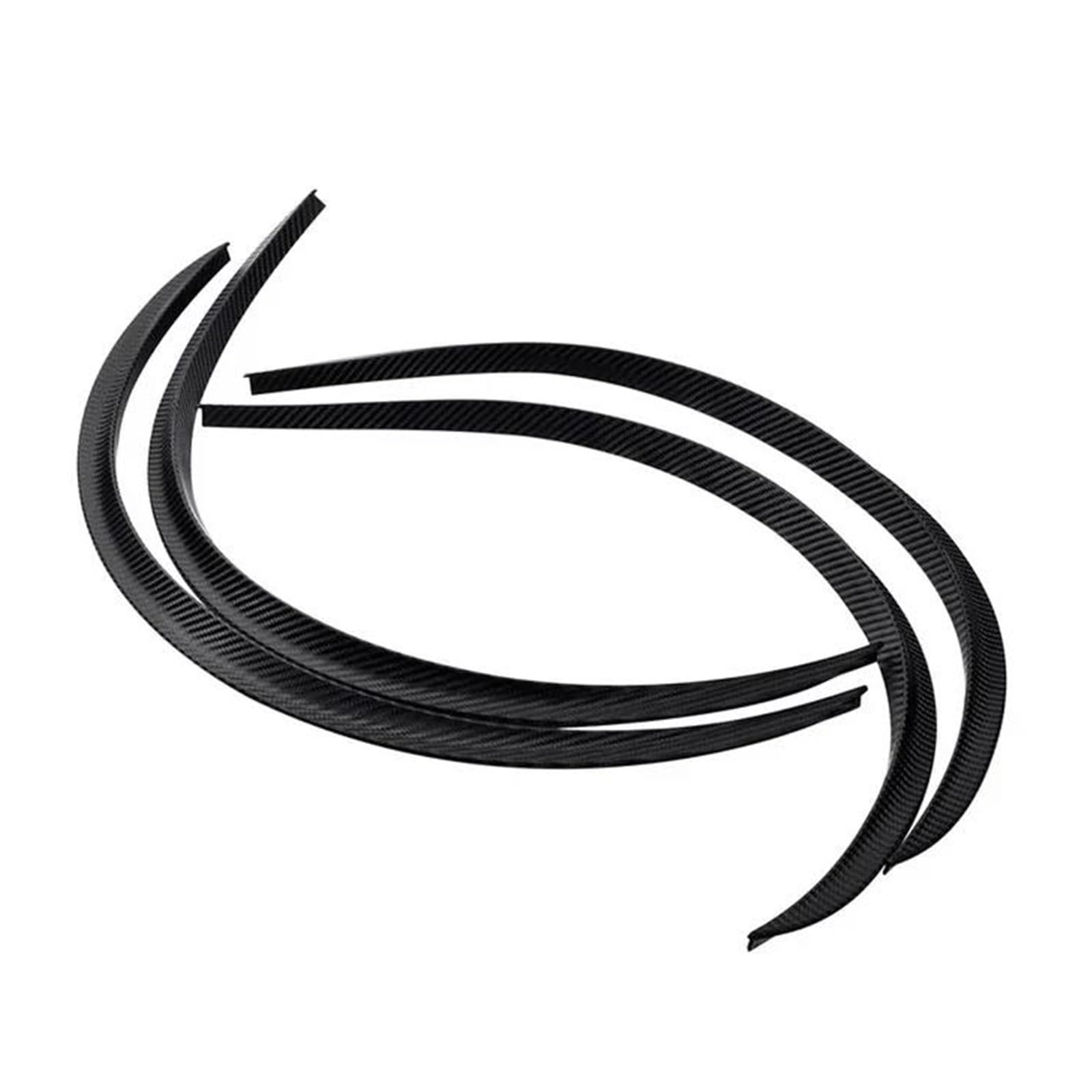 Radbraue 72cm Body Kit Schmutzfänger Auto Kotflügelverbreiterungen Radaugenbrauenschutz Auto Kotflügel Kotflügelverbreiterung Streifen Radlippe(2 Pair) von WXSSH