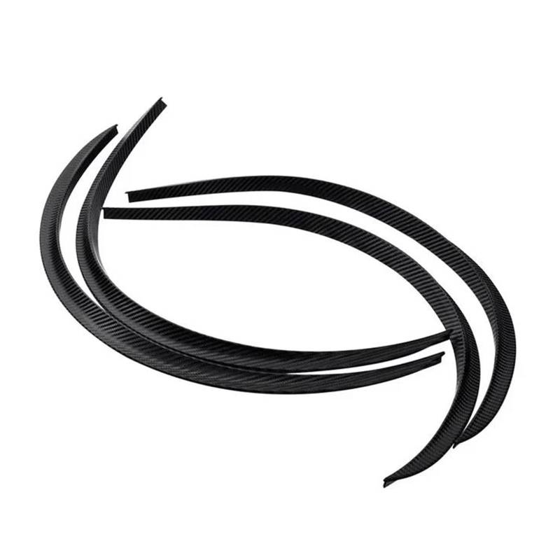 Radbraue 72cm Body Kit Schmutzfänger Auto Kotflügelverbreiterungen Radaugenbrauenschutz Auto Kotflügel Kotflügelverbreiterung Streifen Radlippe(2 Pair) von WXSSH