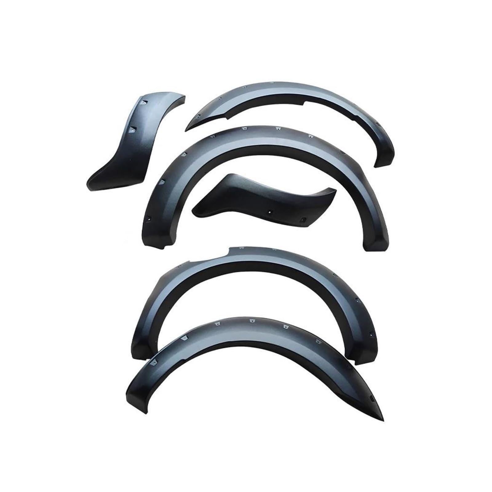 Radbraue Auto-Kotflügelverbreiterungen für Ford für Ranger T7 2015-2018 Universal Black Arch Rad Augenbraue Schutz Kotflügel von WXSSH