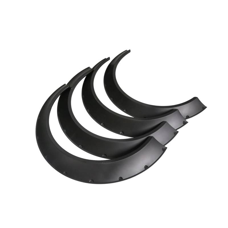 Radbraue Autozubehör Radlauf Augenbraue Kotflügelschutz Für Jeep Für Wrangler TJ JK JL TJ Für Kompass Für Renegade 1997-2022(Black Small) von WXSSH