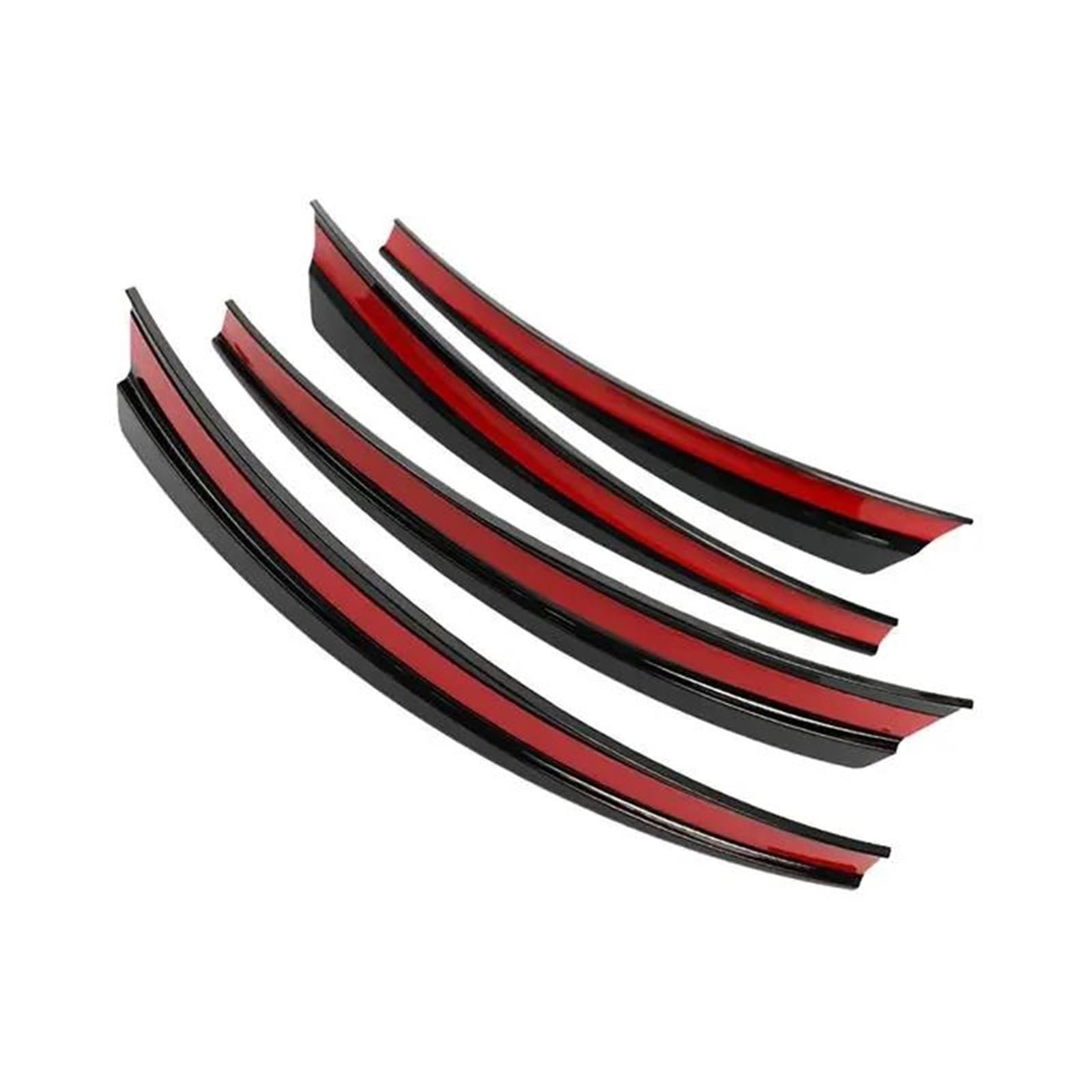 Radbraue Vorne + Hinten Auto Rad Augenbraue Kotflügel Kotflügel Schmutzfänger Spritzschutz Für Tesla Für Modell Y 2021(Gloss black) von WXSSH