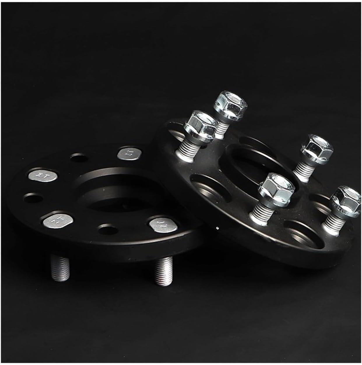 Radscheiben 15/20/25/30/40mm 2 Stück PCD 5x114,3 CB 60,1mm Spurverbreiterung für 5 Lug für Toyota für Corolla für RAV4 für Highlander für Reiz für Camry(35mm Black spacers) von WXSSH